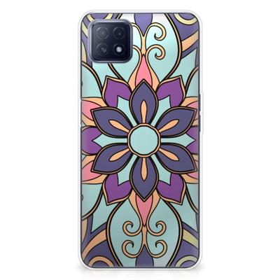 OPPO A53 5G | OPPO A73 5G | TPU Case | Purple Flower