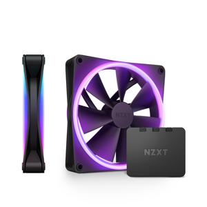 NZXT F140 RGB DUO Twin Pack Computer behuizing Ventilator 14 cm Zwart 2 stuk(s)