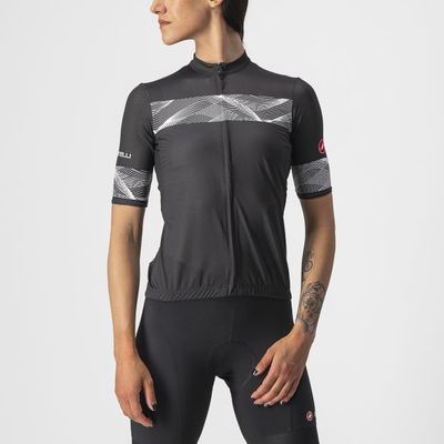 Castelli Fenice fietsshirt korte mouw zwart dames XL
