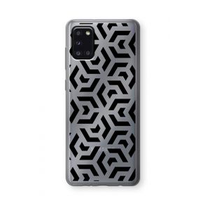 Crazy pattern: Samsung Galaxy A31 Transparant Hoesje