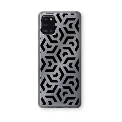 Crazy pattern: Samsung Galaxy A31 Transparant Hoesje