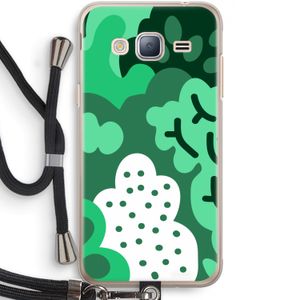 Bushes: Samsung Galaxy J3 (2016) Transparant Hoesje met koord