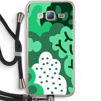 Bushes: Samsung Galaxy J3 (2016) Transparant Hoesje met koord