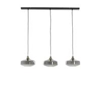 Light&living Hanglamp 3L 120x30x21 cm SOLNA antiek brons+smoke glas