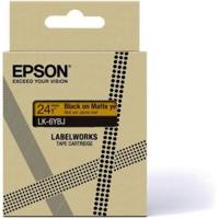 Epson C53S672076 labelprinter-tape Zwart op geel Epson C53S672076 labelprinter-tape Zwart op geel