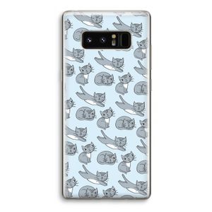 Poezen: Samsung Galaxy Note 8 Transparant Hoesje