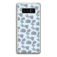 Poezen: Samsung Galaxy Note 8 Transparant Hoesje Poezen: Samsung Galaxy Note 8 Transparant Hoesje