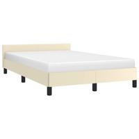 Bedframe zonder matras 120x190 cm kunstleer crme