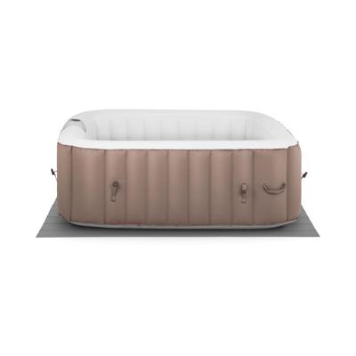 Opblaasbare whirlpool - 900 l - 6 personen - 130 jets - beige / wit