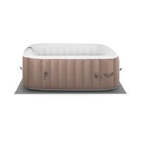 Opblaasbare whirlpool - 900 l - 6 personen - 130 jets - beige / wit