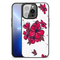 iPhone 13 Pro Max Bloemen Hoesje Blossom Red