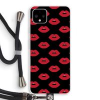 Lips: Pixel 4 XL Transparant Hoesje met koord Lips: Pixel 4 XL Transparant Hoesje met koord
