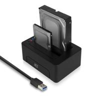 ACT Connectivity 2,5" en 3,5" SATA dual harde schijf docking station dockingstation USB 3.2 Gen1 (5 Gbit/s)