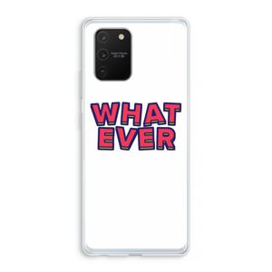 Whatever: Samsung Galaxy S10 Lite Transparant Hoesje