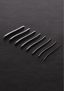 Hegar-Sound-Double End Dilator - 8 Pieces Set - Brushed Steel