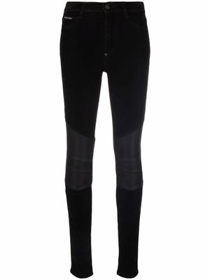 Philipp Plein jean skinny à taille haute - Noir