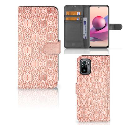 Xiaomi Redmi Note 10S | 10 4G | Poco M5s | Telefoon Hoesje | Pattern Orange