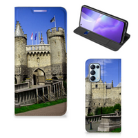 OPPO Find X3 Lite Book Cover Kasteel - thumbnail