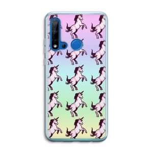 Musketon Unicorn: Huawei P20 Lite (2019) Transparant Hoesje