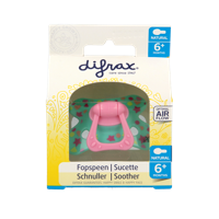 Fopspeen natural 6+ maanden met ring 1 Stuks