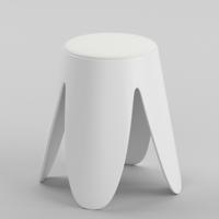 8-delige Stapelbare Krukkenset Ronde Plastic Krukken Draagbare Stoelen Met Kussens