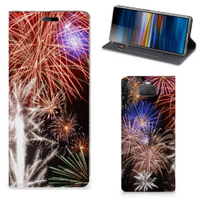 Sony Xperia 10 Hippe Standcase Vuurwerk