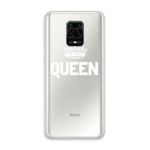 Queen zwart: Xiaomi Redmi Note 10 Lite Transparant Hoesje
