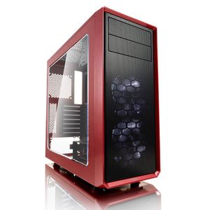 Fractal Design Focus G Midi-tower PC-behuizing Zwart, Rood