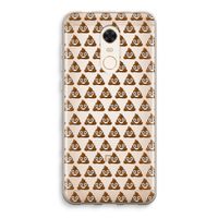 Poop emoji: Xiaomi Redmi 5 Transparant Hoesje