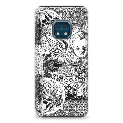 Silicone Back Case Nokia XR20 Skulls Angel