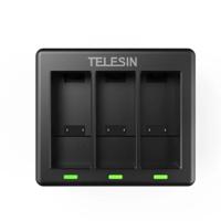 Telesin Oplader voor 3 batterijen voor GoPro HERO 9/10/11/12