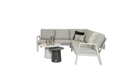 Qopps Okios loungebank met 2x Okios koffietafeltjes