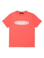 DSQUARED2 KIDS t-shirt en coton à logo imprimé - Orange