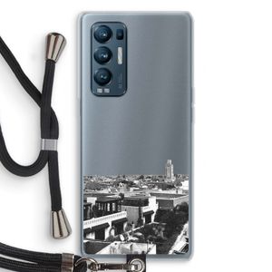 Marrakech Skyline : Oppo Find X3 Neo Transparant Hoesje met koord