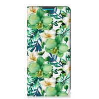 Samsung Galaxy A73 Smart Cover Orchidee Groen - thumbnail