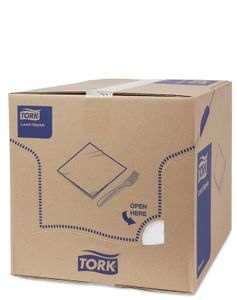 Servetten Tork 2-laags 1/4 gevouwen 200st wit 477149