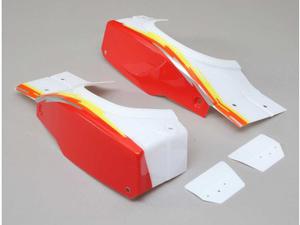 Losi - Left and Right Rear Fender Set Red: Super Baja Rey (LOS250029)