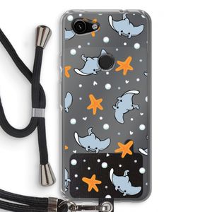 Manta: Pixel 3a Transparant Hoesje met koord