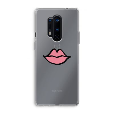 Kusje: OnePlus 8 Pro Transparant Hoesje