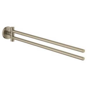 GROHE Essentials 2-lids handdoekhouder draaibaar 45cm geborsteld nikkel 40371EN1