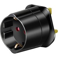 Brennenstuhl Travel Adapter earthed/GB netstekker adapter Type G (VK) Type F Zwart - thumbnail