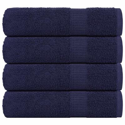 Handdoeken 4 st 50x100 cm 360 g/m 100% katoen marineblauw