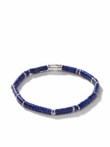 John Hardy bracelet Classic Chain Heishi en argent - Bleu