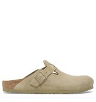 BIRKENSTOCK - Boston | faded khaki Suede Unisex