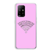 Home Is Where The Wifi Is: Oppo A94 5G Transparant Hoesje