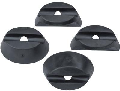 Basil buddy rubberen ringen - set van 4 - zwart