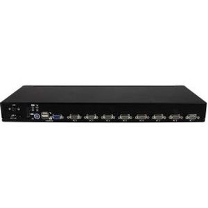 StarTech.com 8-poort 1U-Rack USB PS/2 KVM-switch met OSD