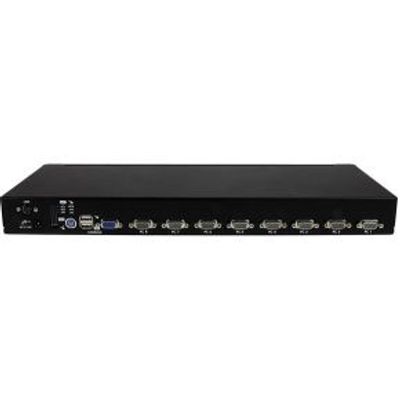 StarTech.com 8-poort 1U-Rack USB PS/2 KVM-switch met OSD