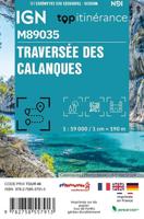 Wandelkaart 89035 Traversée des Calanques - Mini | IGN - Institut Géographique National