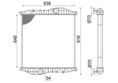Radiateur CR2586000S